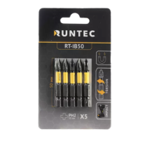 RUNTEC RT-IB50 Бита ударная RUNTEC H6.35 50мм PH2 5шт.
