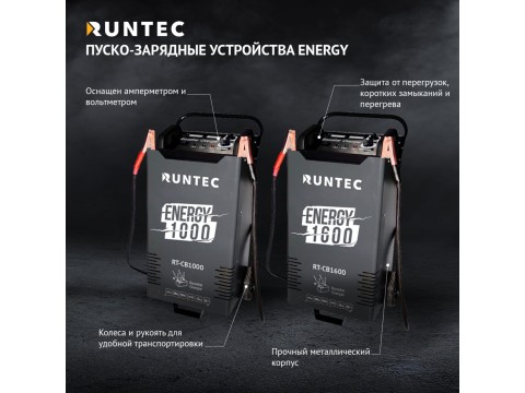 Пуско-зарядное устройство ENERGY 1000 RT-CB1600 и ENERGY 1600 RT-CB1000 