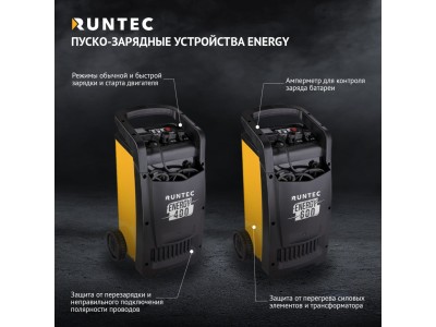 Пуско-зарядное устройство ENERGY 400 RT-CB400 и ENERGY 600 RT-CB600