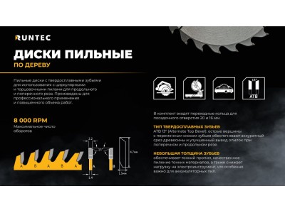 Пильные диски с твердосплавными напайками