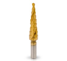 RUNTEC RT-DS4-12-9 Сверло ступенчатое RUNTEC 4-12 мм, 9 ступеней, HSS-TiN