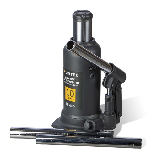 RUNTEC RT-VJ10 Домкрат бутылочный профессиональный 10 т, 220-488 мм RUNTEC RT-VJ10 Домкрат бутылочный профессиональный 10 т, 220-488 мм