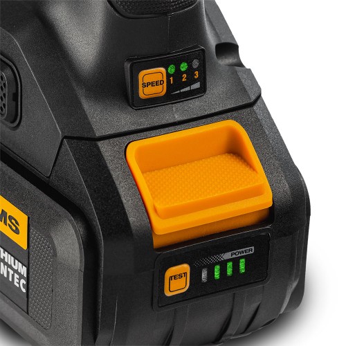 RUNTEC RT-AG900 Шлифмашина угловая аккумуляторная RUNTEC PRO 125 мм, 20В, 2*4Ач, 900Вт