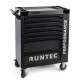 RUNTEC RT-HT313PR7 Тележка инструментальная 7 полочная Performance с комплектом инструмента, 313 предметов