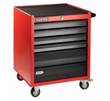 RUNTEC RTEC-6R Тележка инструментальная 6 полочная ECO красная