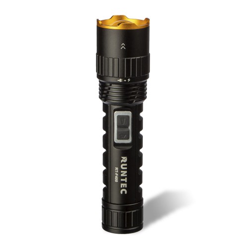 RUNTEC RT-F400 Фонарь ручной, аккумуляторный F400 RUNTEC RT-F400 Фонарь ручной, аккумуляторный F400