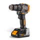 RUNTEC RT-ID223 Дрель-шуруповерт ударная аккумуляторная RUNTEC PRO 13 мм, 20В, 2*2Ач, 60Нм