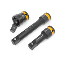 RUNTEC RT-IS1E51F Набор ударных головок с аксессуарами RUNTEC 1/2", 8-32 мм, CrMo в ложементе EVA, 51 предмет