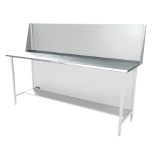 RUNTEC RTS20Z-NS-NS-P20-7035 Верстак серии Standart, 2000 мм, оцинк, экран 500, светло-серый (7035)