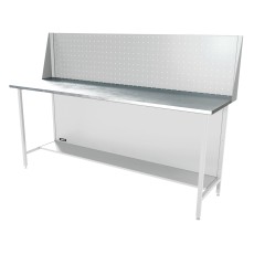 RUNTEC RTS20Z-NS-NS-P20-7035 Верстак серии Standart, 2000 мм, оцинк, экран 500, светло-серый (7035)