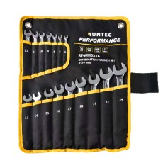 RUNTEC RT-WMBX16 Набор ключей комбинированных RUNTEC CrV 6-24 мм в сумке, 16 предметов