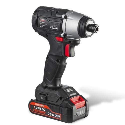 RUNTEC RT-ED150T Винтоверт ударный аккумуляторный RUNTEC TECHNIC 1/4", 20В, 2*2Ач, 150Нм RUNTEC RT-ED150T Винтоверт ударный аккумуляторный RUNTEC TECHNIC 1/4", 20В, 2*2Ач, 150Нм