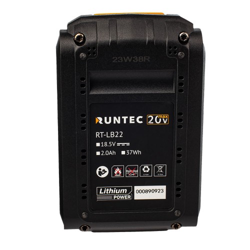 RUNTEC RT-LB22 Батарея аккумуляторная RUNTEC PRO 20В, 2Ач