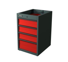 RUNTEC TI4-7016-3020 Тумба с 4-мя ящиками, красный