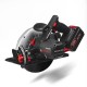RUNTEC RT-CS1000T Пила циркулярная аккумуляторная RUNTEC TECHNIC 190*30 мм, 20В, 2*4Ач, 1000Вт