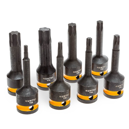 RUNTEC RT-ISPE53F Набор с пневмогайковертом, ударными головками и аксессуарами RUNTEC 1/2", 8-32 мм, CrMo в ложементе EVA, 53 предмета