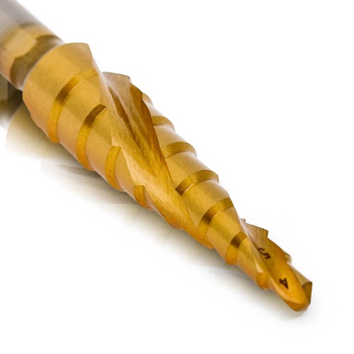 RUNTEC RT-DS4-12-9 Сверло ступенчатое RUNTEC 4-12 мм, 9 ступеней, HSS-TiN RUNTEC RT-DS4-12-9 Сверло ступенчатое RUNTEC 4-12 мм, 9 ступеней, HSS-TiN
