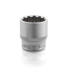 RUNTEC RT-H38S21D Головка торцевая RUNTEC CrV, 12PT, 3/8", 21 мм