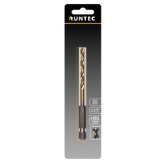 RUNTEC RT-DS4 Сверло по металлу Runtec HSS-TiN 4 x 94мм HEX 1/4"