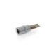RUNTEC RT-H14SSL4 Головка торцевая со вставкой RUNTEC CrV, 1/4", SL4