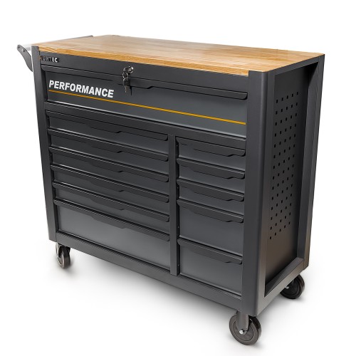 RUNTEC RT-HT273PR12 Тележка инструментальная 12 полочная Performance с комплектом инструмента, 273 предмета