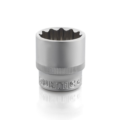 RUNTEC RT-H38S22D Головка торцевая RUNTEC CrV, 12PT, 3/8", 22 мм