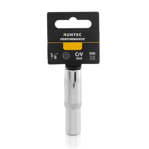RUNTEC RT-H14S9L Головка торцевая глубокая RUNTEC CrV, 6PT, 1/4", 9 мм