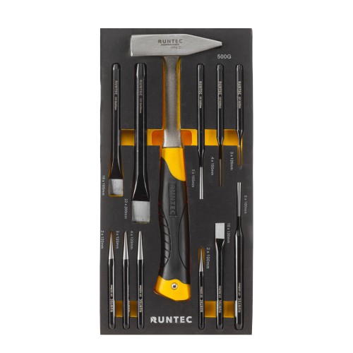 RUNTEC RT-HT313STD-7G Тележка инструментальная 7 полочная Standart серая с комплектом инструмента, 313 предметов