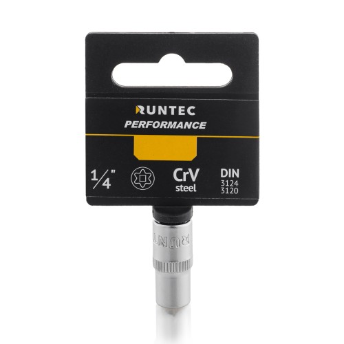 RUNTEC RT-H14SE8 Головка торцевая RUNTEC CrV, E-профиль, 1/4", E8