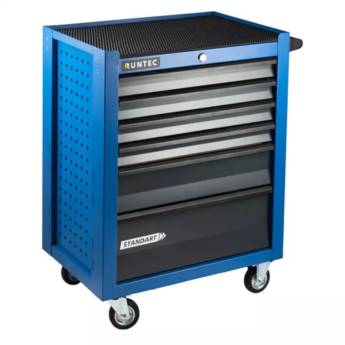 RUNTEC RTSTD-6B Тележка инструментальная 6 полочная Standart синяя RUNTEC RTSTD-6B Тележка инструментальная 6 полочная Standart синяя