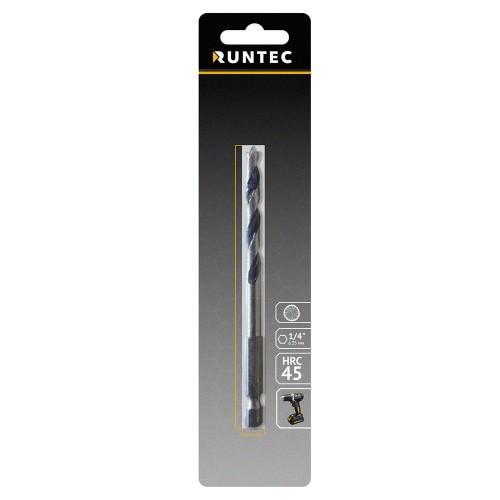 RUNTEC RT-DT3 Сверло по дереву Runtec HRC45 3 x 80мм HEX 1/4" RUNTEC RT-DT3 Сверло по дереву Runtec HRC45 3 x 80мм HEX 1/4"