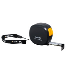 RUNTEC RT-MIT5CG Рулетка измерительная RUNTEC 5м x 25мм компактный корпус, трещоточный автостоп, двусторонняя шкала, нейлоновое покрытие