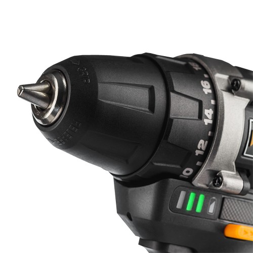RUNTEC RT-ID122 Дрель-шуруповерт аккумуляторная RUNTEC PRO 10 мм,16В, 2*2Ач, 45Нм RUNTEC RT-ID122 Дрель-шуруповерт аккумуляторная RUNTEC PRO 10 мм,16В, 2*2Ач, 45Нм