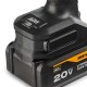RUNTEC RT-AG900 Шлифмашина угловая аккумуляторная RUNTEC PRO 125 мм, 20В, 2*4Ач, 900Вт