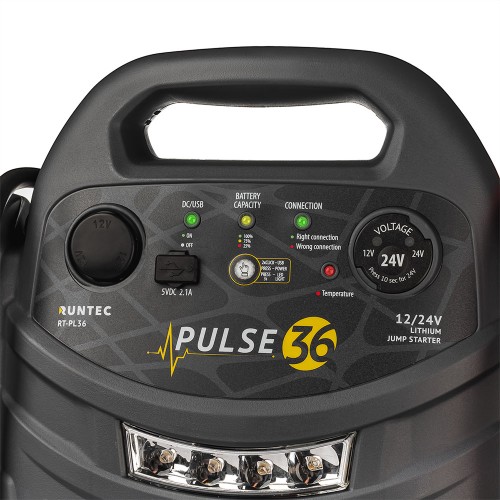 RUNTEC RT-PL36 Пусковое устройство Pulse 36 12/24 В, 2400/1200 A RUNTEC RT-PL36 Пусковое устройство Pulse 36 12/24 В, 2400/1200 A
