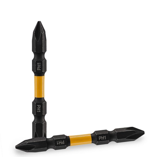RUNTEC RT-IBD65 Бита ударная двусторонняя RUNTEC H6.35 65мм PH1/PH1 5шт. RUNTEC RT-IBD65 Бита ударная двусторонняя RUNTEC H6.35 65мм PH1/PH1 5шт.