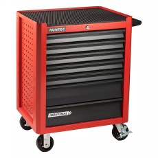 RUNTEC RTIND-7R Тележка инструментальная 7 полочная Industrial красная