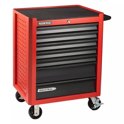 RUNTEC RTIND-7R Тележка инструментальная 7 полочная Industrial красная RUNTEC RTIND-7R Тележка инструментальная 7 полочная Industrial красная