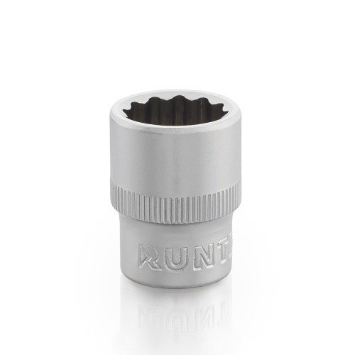 RUNTEC RT-H38S15D Головка торцевая RUNTEC CrV, 12PT, 3/8", 15 мм