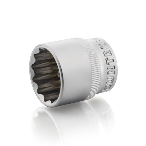 RUNTEC RT-H38S19D Головка торцевая RUNTEC CrV, 12PT, 3/8", 19 мм