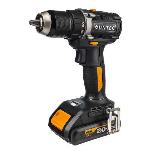 RUNTEC RT-ID221 Дрель-шуруповерт аккумуляторная RUNTEC PRO 13 мм,20В, 2*2Ач, 55Нм RUNTEC RT-ID221 Дрель-шуруповерт аккумуляторная RUNTEC PRO 13 мм,20В, 2*2Ач, 55Нм