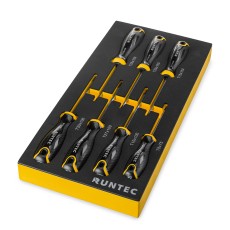 RUNTEC RT-SD1TE7F Набор отверток RUNTEC S2 TORX в ложементе EVA, 7 предметов