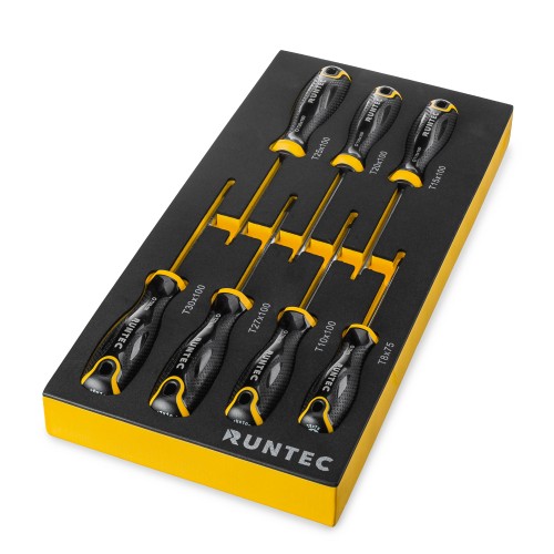 RUNTEC RT-SD1TE7F Набор отверток RUNTEC S2 TORX в ложементе EVA, 7 предметов