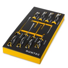 RUNTEC RT-SD1E8F Набор отверток RUNTEC S2 в ложементе EVA, 8 предметов
