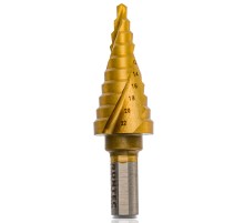 RUNTEC RT-DS4-22-10 Сверло ступенчатое RUNTEC 4-22 мм, 10 ступеней, HSS-TiN