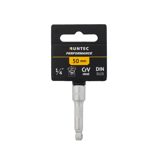 RUNTEC RT-H14E50B Удлинитель RUNTEC CrV, 1/4" 50 мм с шаром