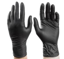 RUNTEC УценкаRT-GLVS-M-999 Уценка!Перчатки Tenacity нитриловые высокопрочные, размер M (100 штук)