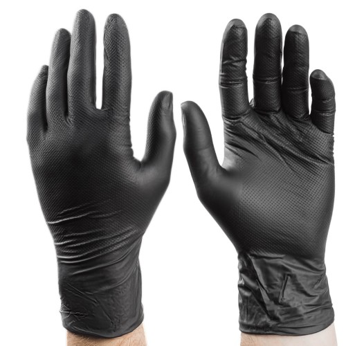 RUNTEC УценкаRT-GLVS-M-999 Уценка!Перчатки Tenacity нитриловые высокопрочные, размер M (100 штук)