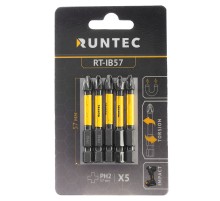 RUNTEC RT-IB57 Бита ударная RUNTEC H6.35 57мм PH2 5шт.