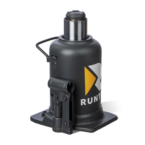 RUNTEC RT-WJ12 Домкрат бутылочный, двухштоковый, профессиональный 12 т, 235-590 мм